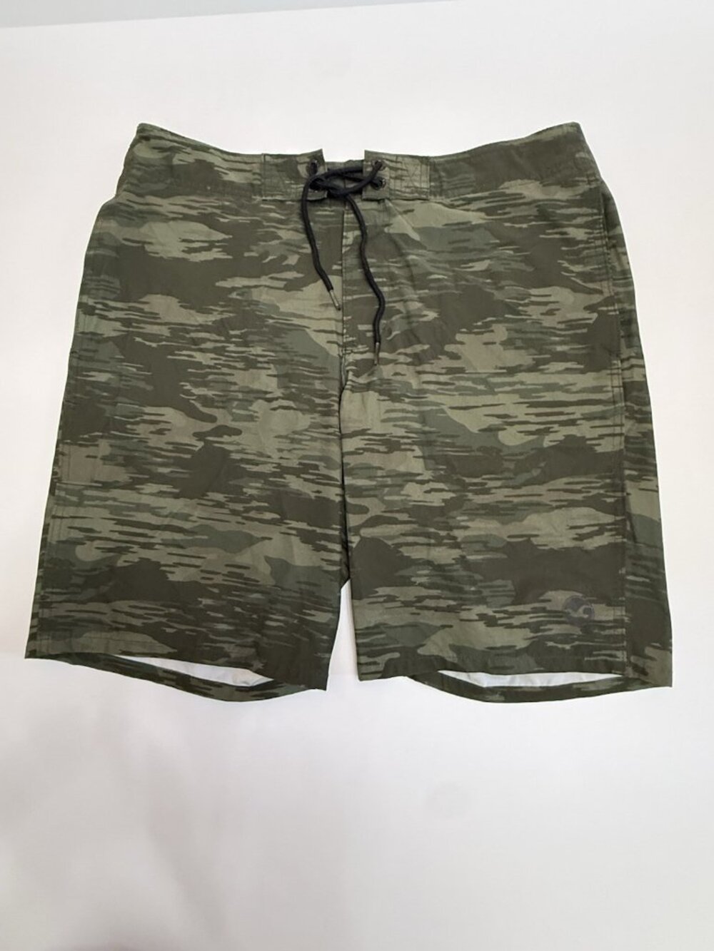 Hollister California Camo Board Shorts Mens 34 Green Swim Trunks Surf Beach
